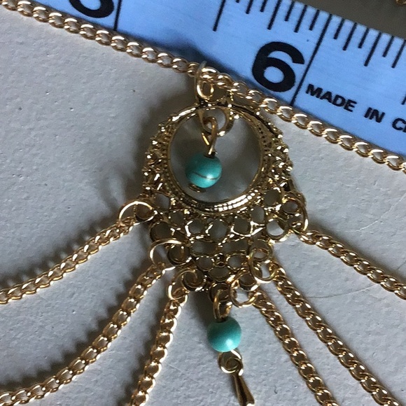 2 Bohemian Ankle Bracelets Gold - Picture 6 of 6